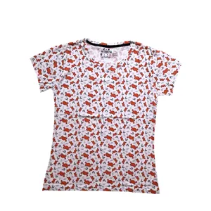 تی شرت آستین کوتاه زنانه اچ اند ام مدل خرچنگ