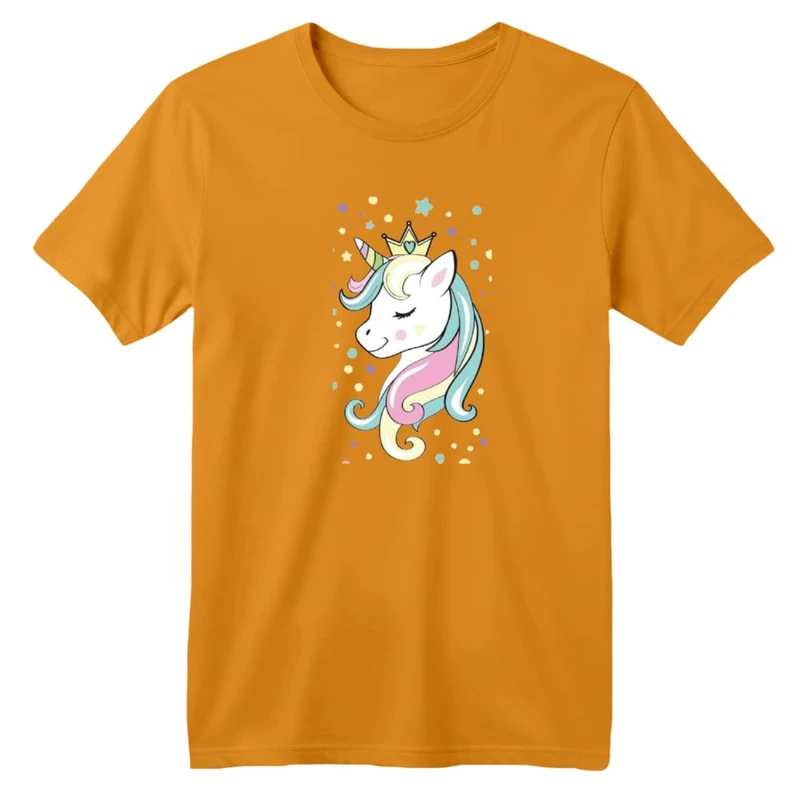 تی شرت آستین کوتاه بچگانه مدل یونیکورن کد ۲۴