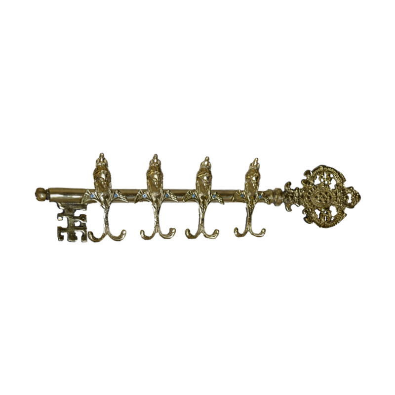 آویز لباس برنجی طرح کلید کد H-1245