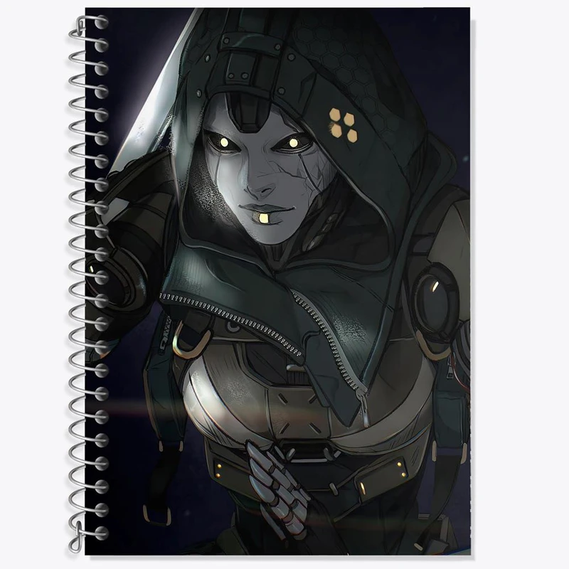 دفتر زبان 50 برگ خندالو مدل دو خط طرح ash ایکس لجند کد 30951