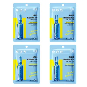 ماسک صورت سادور مدل هیالورونیک اسید مناسب برای انواع پوست وزن 25 گرم بسته 4 عددی