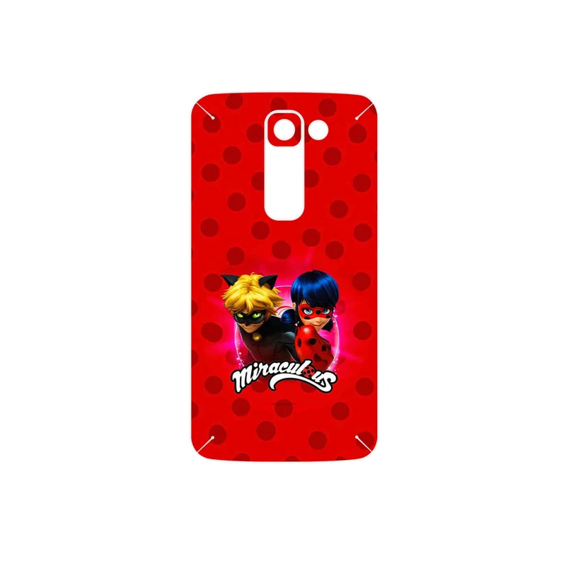 برچسب پوششی ماهوت مدل Ladybug and Cat Noir مناسب برای گوشی موبایل ال جی G2 mini