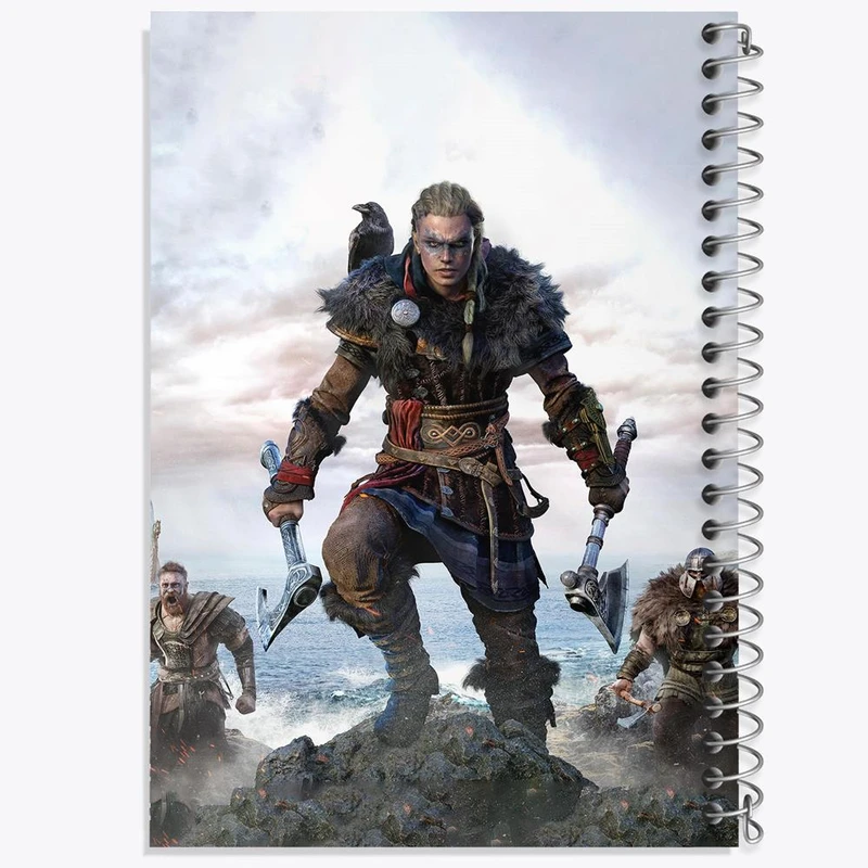 دفتر مشق 50 برگ خندالو مدل بازی اساسینز کرید Assassins Creed کد 27915