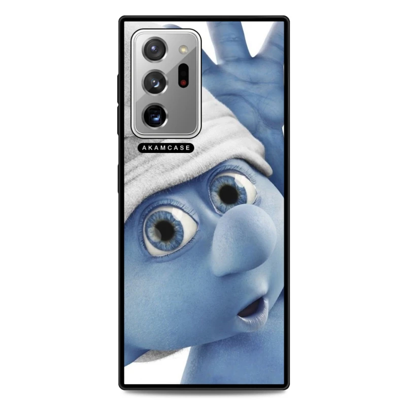 کاور آکام مدل AMC-WSGN20U-SMURFS-2 مناسب برای گوشی موبایل سامسونگ Galaxy Note 20 Ultra