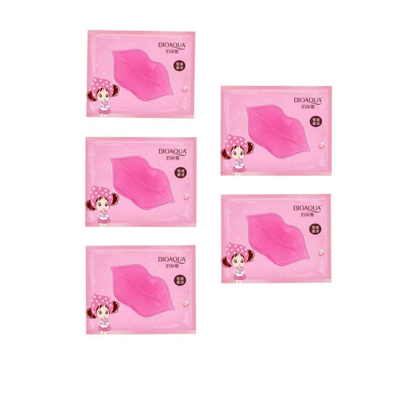 ماسک لب بایو آکوآ مدل Strawberry حجم 8 میلی لیتر بسته 5 عددی