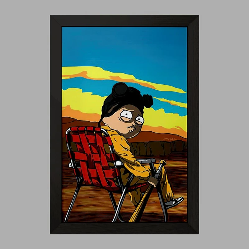 تابلو خندالو مدل انیمیشن ریک و مورتی Rick and Mort کد 26382