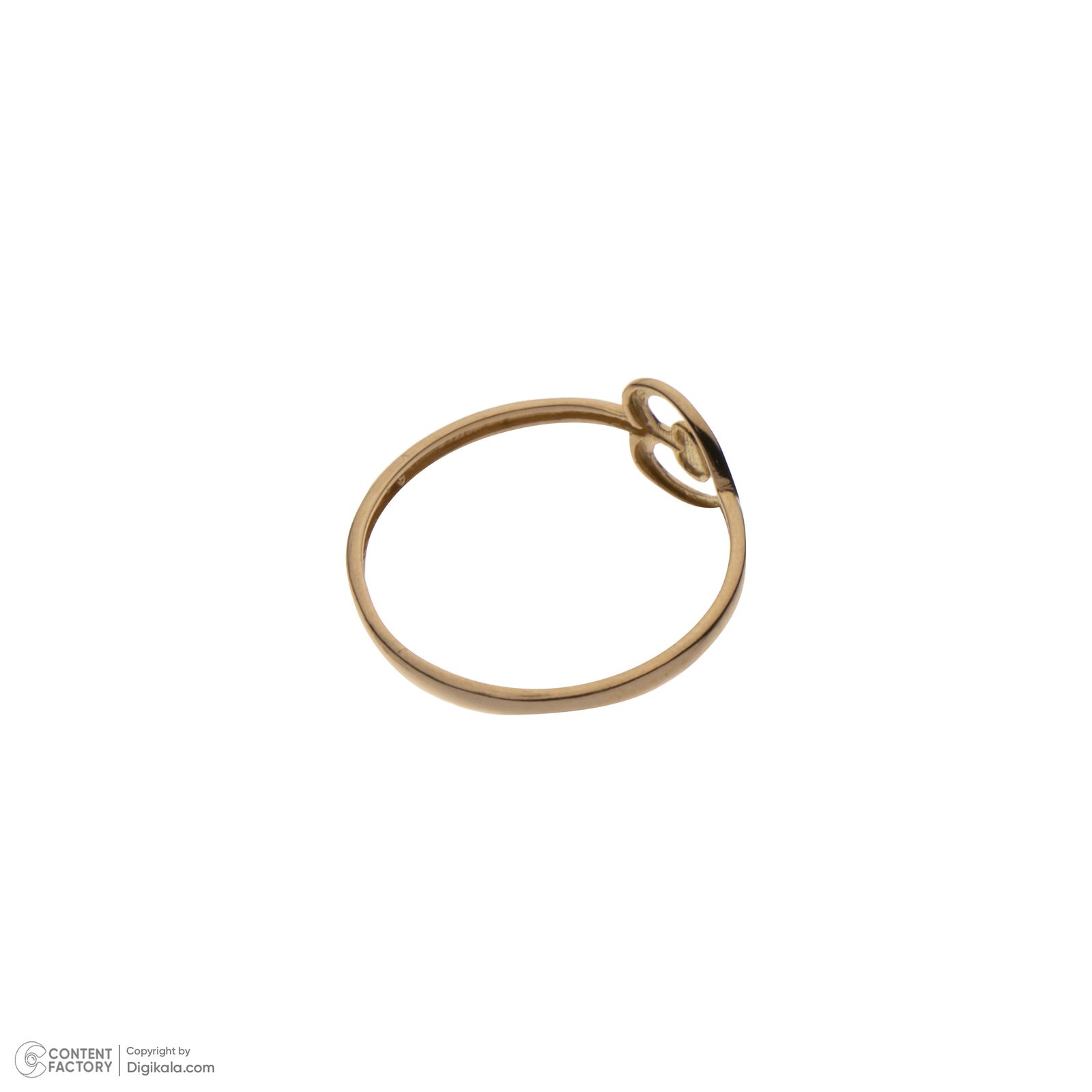 انگشتر طلا 18 عیار زنانه مایا ماهک مدل MR1260 طرح قلب -  - 2