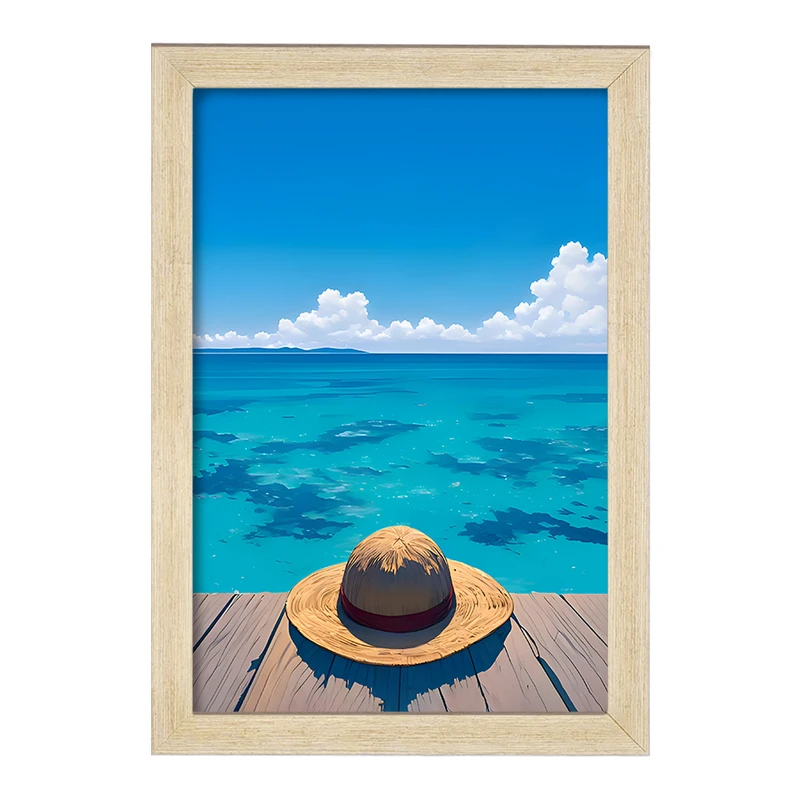 تابلو خندالو مدل لوفی انیمه وان پیس کد F10860