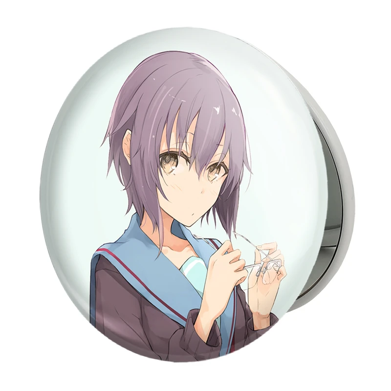 آینه جیبی خندالو طرح یوکی انیمه ناپدید شدن هارومی سوزومیا The Disappearance of Haruhi Suzumiya مدل تاشو کد 23163 