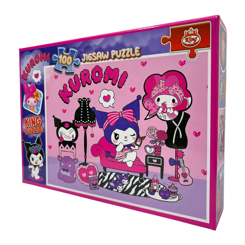 پازل 100 تکه کینگ مدل کرومی مناسب برای 5 سال به بالا