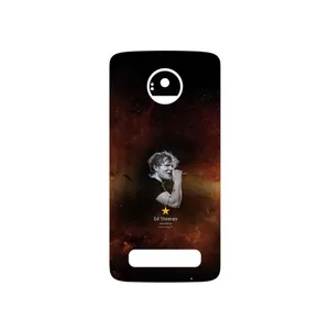 MAHOOT Ed Sheeran Cover Sticker for Motorola Moto Z Play