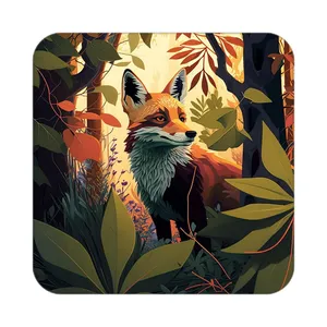 زیر لیوانی کاکتی طرح حیوانات رنگی مدل mp26252