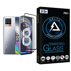 PK Delta Glass MIX002 Screen Protector For Realme 8 Pack Of 2