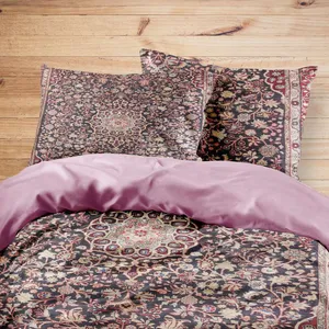 سرویس روتختی مدوپد طرح فرش بیجار لچک و ترنج مدل C-bijar03 یک نفره 4 تکه