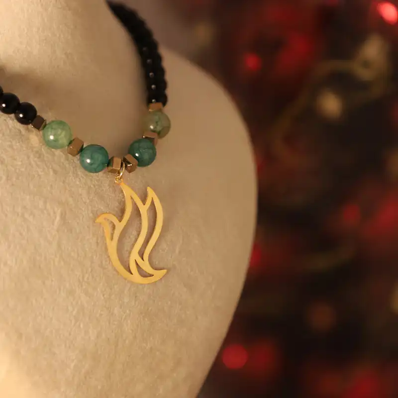 گردنبند طلا 18 عیار زنانه الن نار مدل   ELN10411