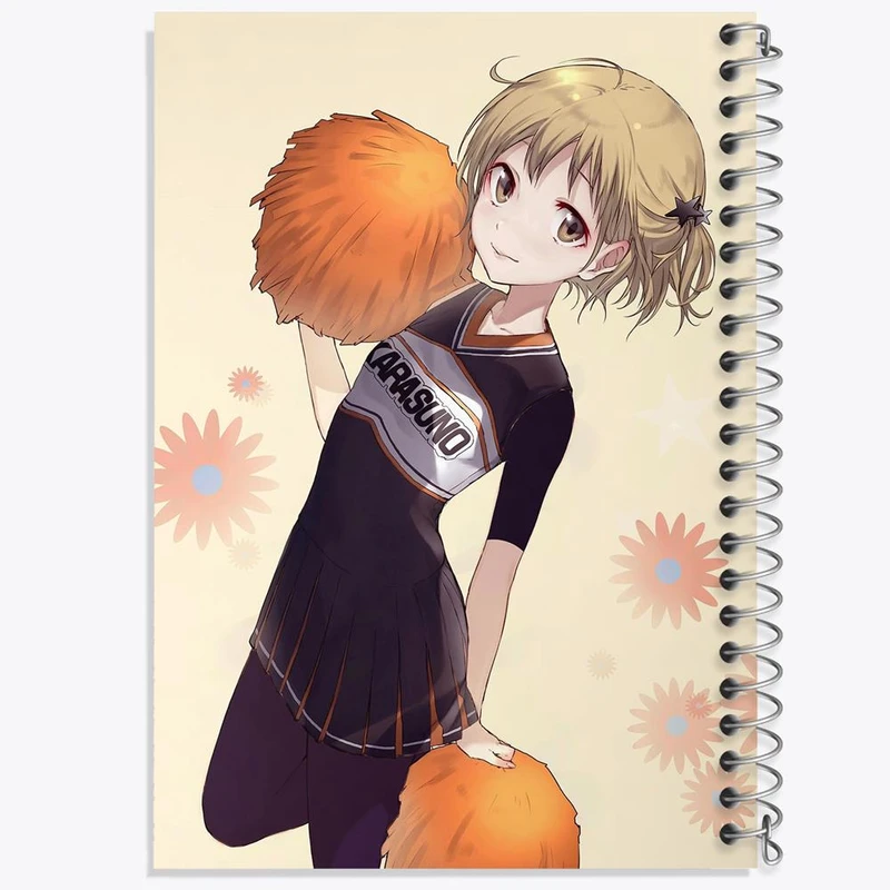 دفتر مشق 50 برگ خندالو مدل هیتوکا انیمه هایکیو Haikyu کد 17788