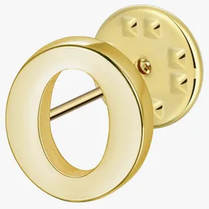 سنجاق سینه دست ساز زنانه مدل حرف O