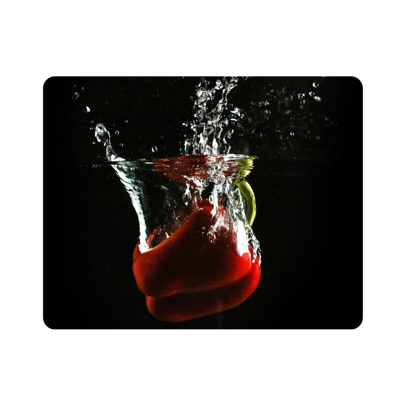 ماوس پد اطلس آبی طرح فلفل دلمه در آب مدل T1860