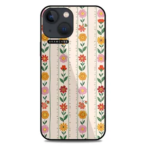 AKAM AMC-WA13M-FLOWERS-30 Cover For Apple iPhone 13 Mini