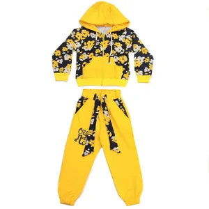 ست سویشرت و شلوار دخترانه مدل Clte 4055