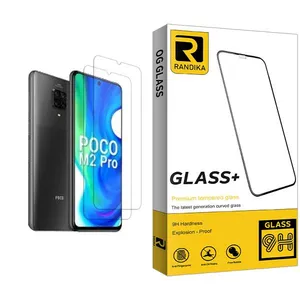 Randika Glass MIX002 Screen Protector For Xiaomi Poco M2 Pro Pack Of 2