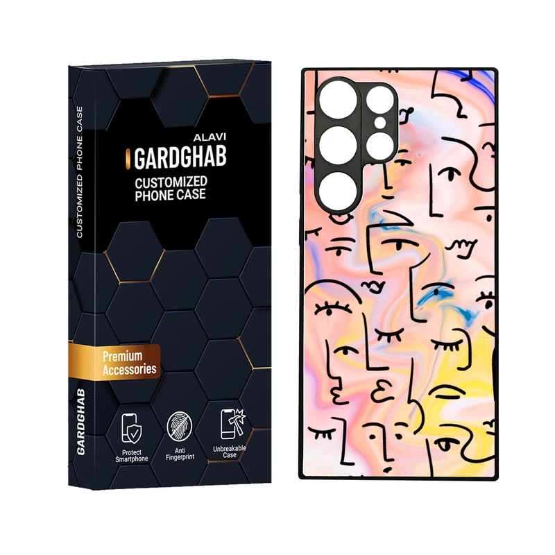 کاور گارد قاب علوی مدل دورژله ای مناسب برای گوشی موبایل سامسونگ Galaxy S23 Ultra