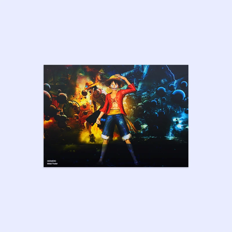 پوستر هومرو مدل فلزی طرح انیمه وان پیس کد PS1335