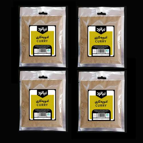 ادویه کاری زبانزد - 150 گرم بسته 4 عددی