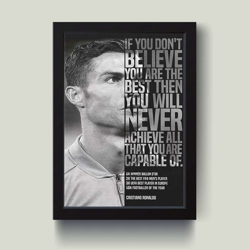 تابلو مدل انگیزشی Ronaldo رونالدو کدS1639-b تابلو مدل انگیزشی Ronaldo رونالدو کدS1639-b