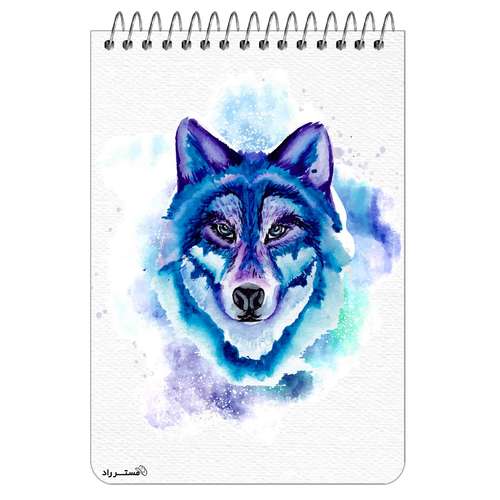 دفترچه یادداشت 50 برگ مستر راد طرح گرگ کد 1204
