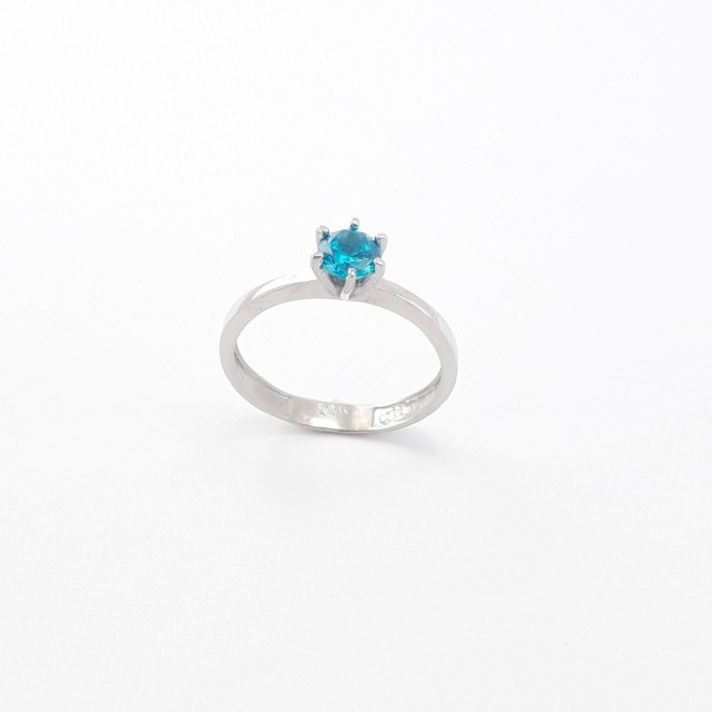 انگشتر نقره زنانه تک نگین