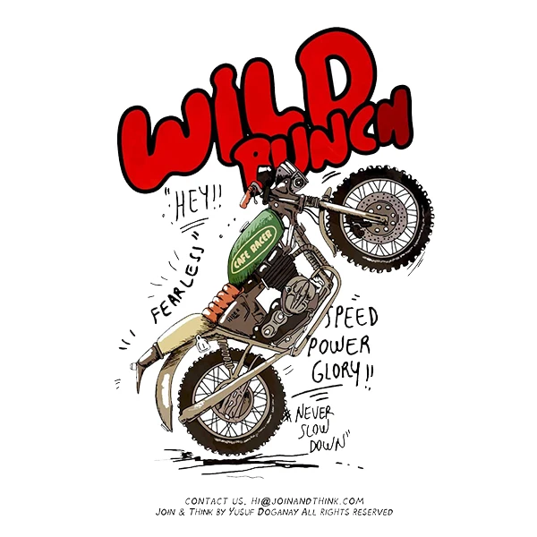 استیکر پارچه و لباس پاد آفرین طرح موتورسیکلت کد 2842