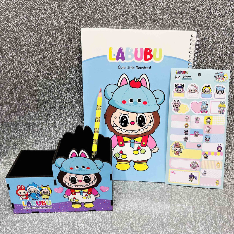 بسته لوازم تحریر مدل لبوبو کد 03 مجموعه 3 عددی