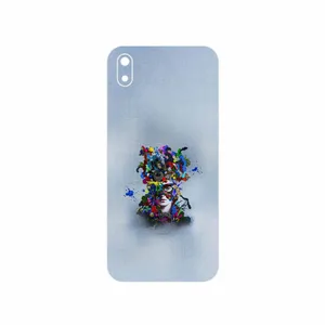 MAHOOT Collage of surreal Portrait of Women 4 Cover Sticker for Huawei Y5 2019