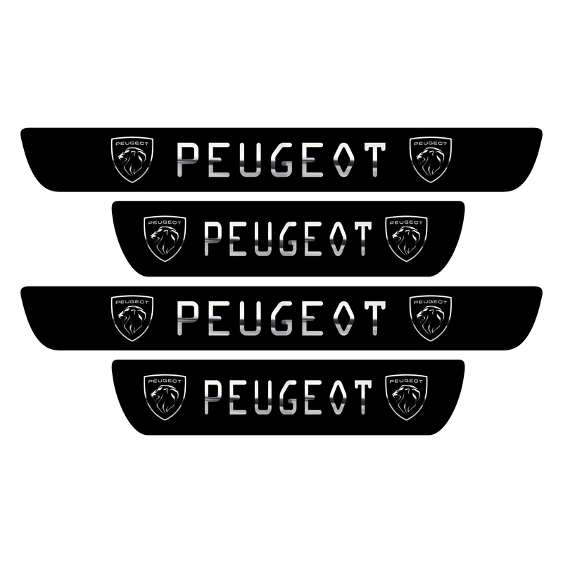  برچسب پارکابی خودرو کد S025 مناسب برای پژو 207 مجموعه 4 عددی