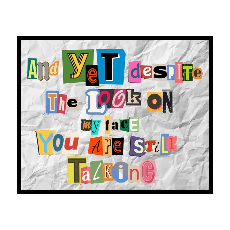 پوستر مدل نگاه به صورت من