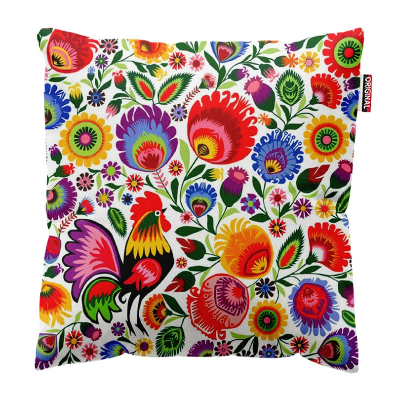 کوسن پاد آفرین مدل سنتی گل کد k43 سایز 30×30 سانتی‌متر