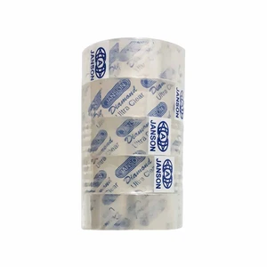 چسب نواری کریستال جانسون مدل شفاف عرض 1.7 سانتی متر بسته 5 عددی