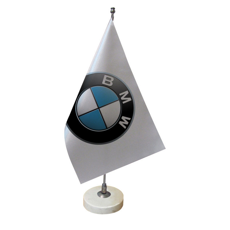 پرچم رومیزی مدل طرح لوگوی بی ام دابلیو