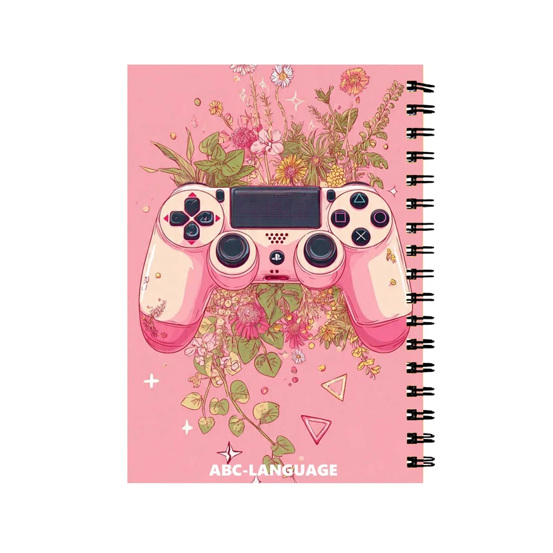 دفتر زبان 60 برگ مدل پلی استیشن فانتزی کد 036