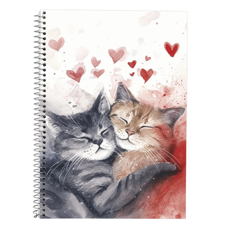 دفتر زبان 50 برگ مدوپد مدل سه خط طرح عاشقانه love کد DF14199