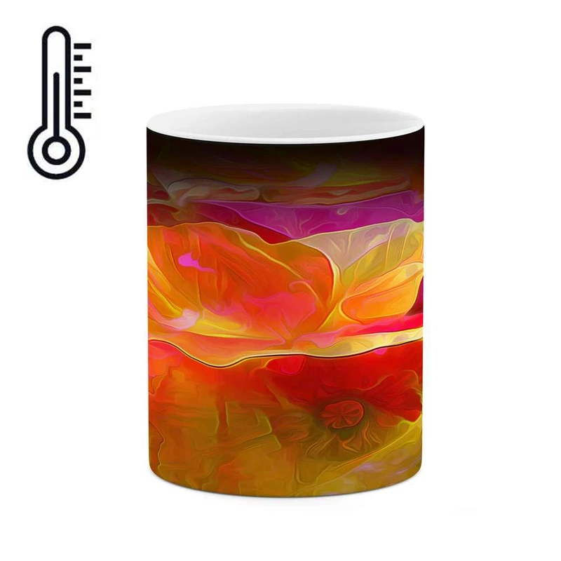 ماگ حرارتی کاکتی مدل نقاشی کد mgh13742