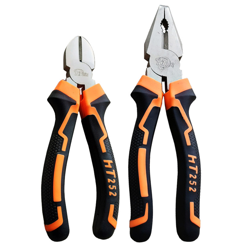 انبر سیم چین و انبردست اچ تی مدل - 006 مجموعه دو عددی انبر سیم چین و انبردست اچ تی مدل - 006 مجموعه دو عددی