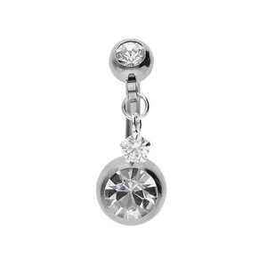 پیرسینگ ناف زنانه سیکس مدل Stoned ball