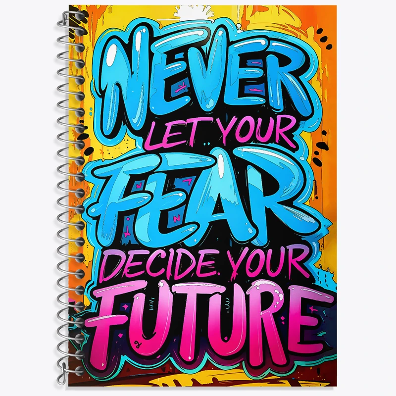 دفتر زبان 50 برگ خندالو مدل سه خط طرح انگیزشی کد N4488