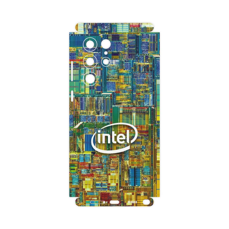 برچسب پوششی ماهوت مدل Intel-Brand-FullSkin مناسب برای گوشی موبایل سامسونگ Galaxy S22 Ultra 5G