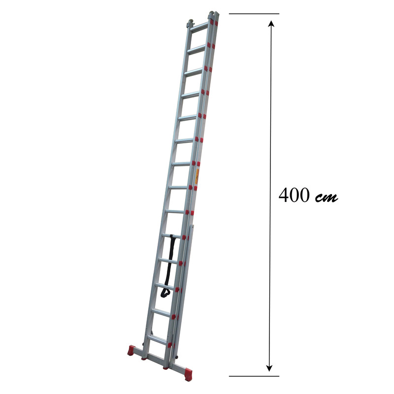 نردبان 28 پله آلوپات مدل دوطرفه کشویی 8m