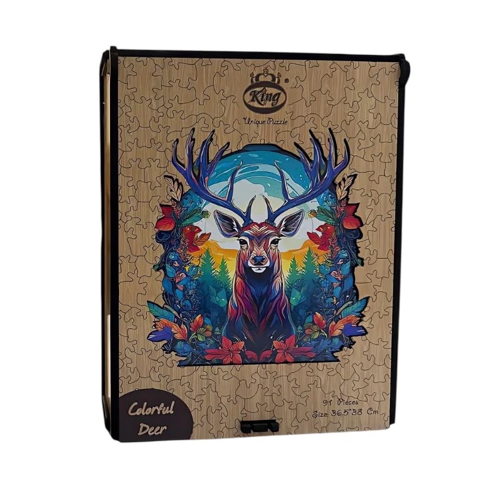 پازل 91 تکه کینگ مدل گوزن مناسب برای بزرگسالان