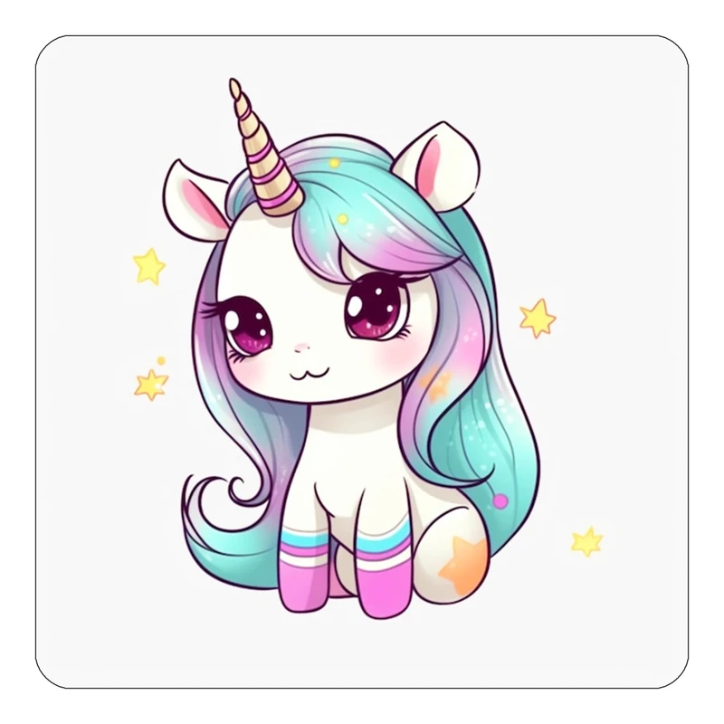 مگنت کاکتی طرح اسب تک شاخ و یونیکورن مدل mp29792