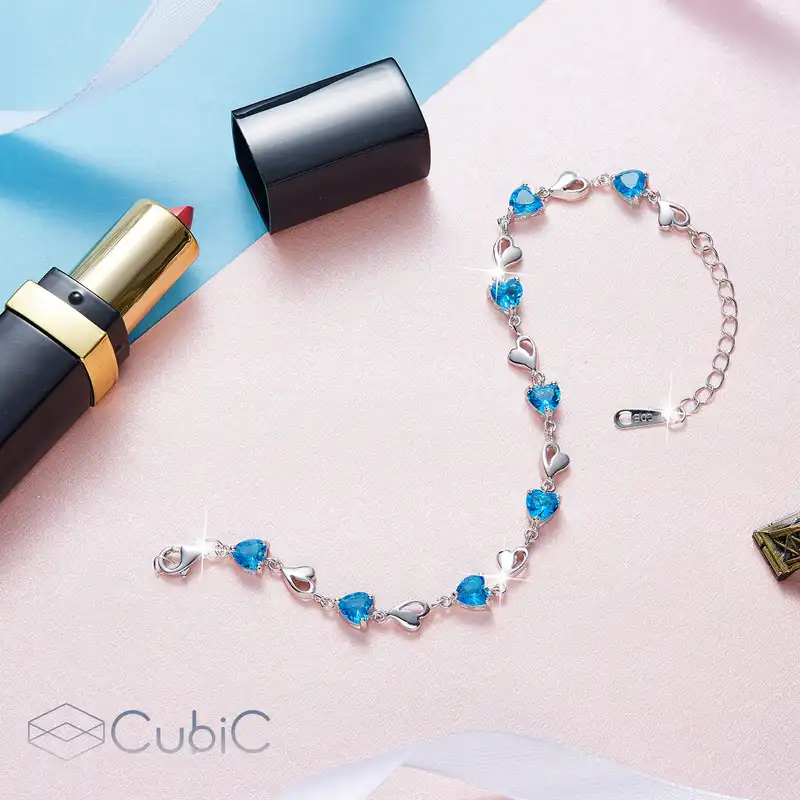 دستبند نقره زنانه کوبیک مدل QB-0302